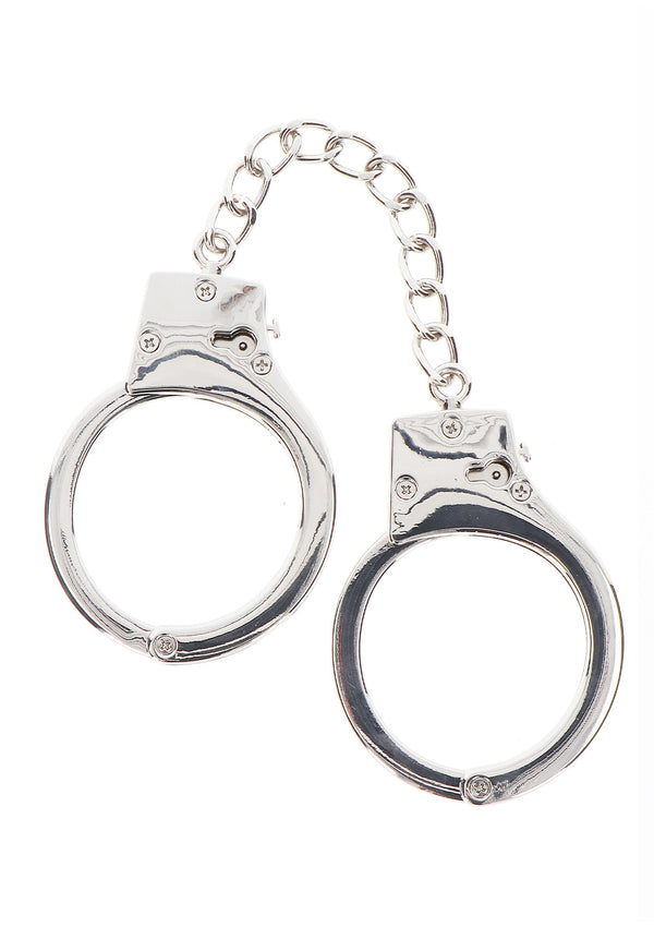 Silver Plated BDSM Handcuffs by Taboom Luxury Bondage Essentials