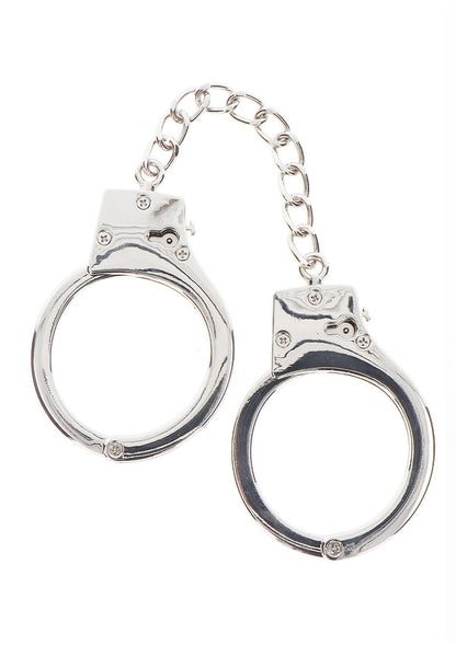 Silver Plated BDSM Handcuffs by Taboom Luxury Bondage Essentials