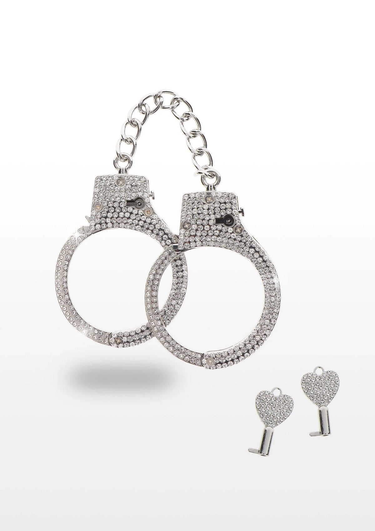 Bestel: Diamond Wrist Cuffs Silver - bij Happytoys: de erotische sex webshop | liever Happy dan Easy ⭐⭐⭐⭐⭐