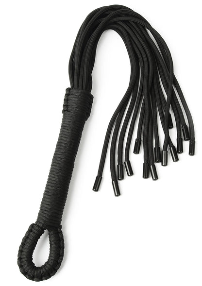 Bestel: Knot Flogger by Hidden Desire - bij Happytoys: de erotische sex webshop | liever Happy dan Easy ⭐⭐⭐⭐⭐ - Zwart - 17143 - BLACK