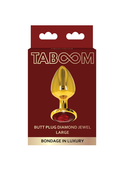Bestel: Butt Plug With Diamond Jewel L - bij Happytoys: de erotische sex webshop | liever Happy dan Easy ⭐⭐⭐⭐⭐
