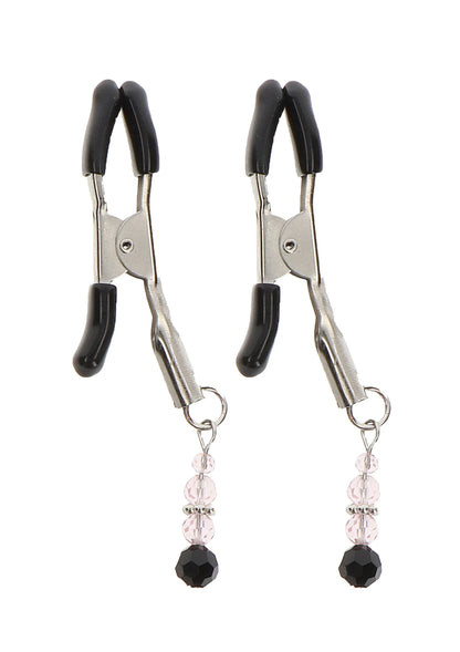 Bestel: Nipple Play Non Adjustable Clamps Beads by Taboom - bij Happytoys: de erotische sex webshop | liever Happy dan Easy ⭐⭐⭐⭐⭐