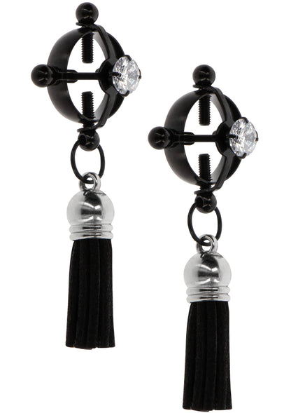 Bestel: Tassel Tease Clamps byTaboom Nipple Play - bij Happytoys.nl, happytoys.be, Happytoys.ae: erotische sex webshop | liever Happy dan Easy ⭐⭐⭐⭐⭐