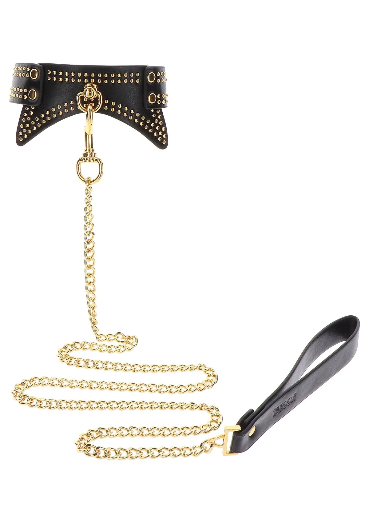 Bestel: Studded Collar and Leash by Taboom - bij Happytoys: de erotische sex webshop | liever Happy dan Easy ⭐⭐⭐⭐⭐