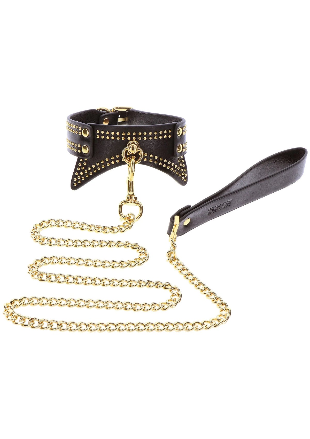 Bestel: Studded Collar and Leash by Taboom - bij Happytoys: de erotische sex webshop | liever Happy dan Easy ⭐⭐⭐⭐⭐