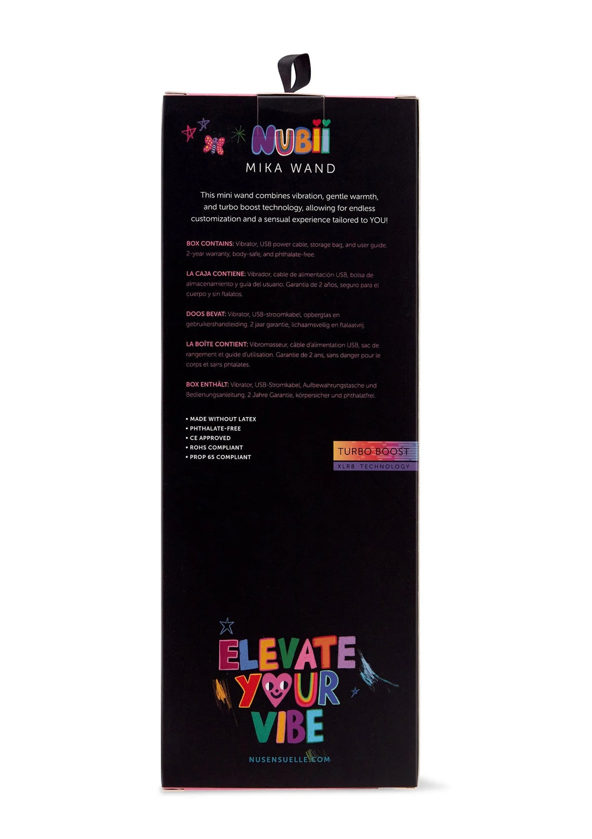 Bestel: Nubii Mika Wand by NuSensuelle - bij Happytoys: de erotische sex webshop | liever Happy dan Easy ⭐⭐⭐⭐⭐