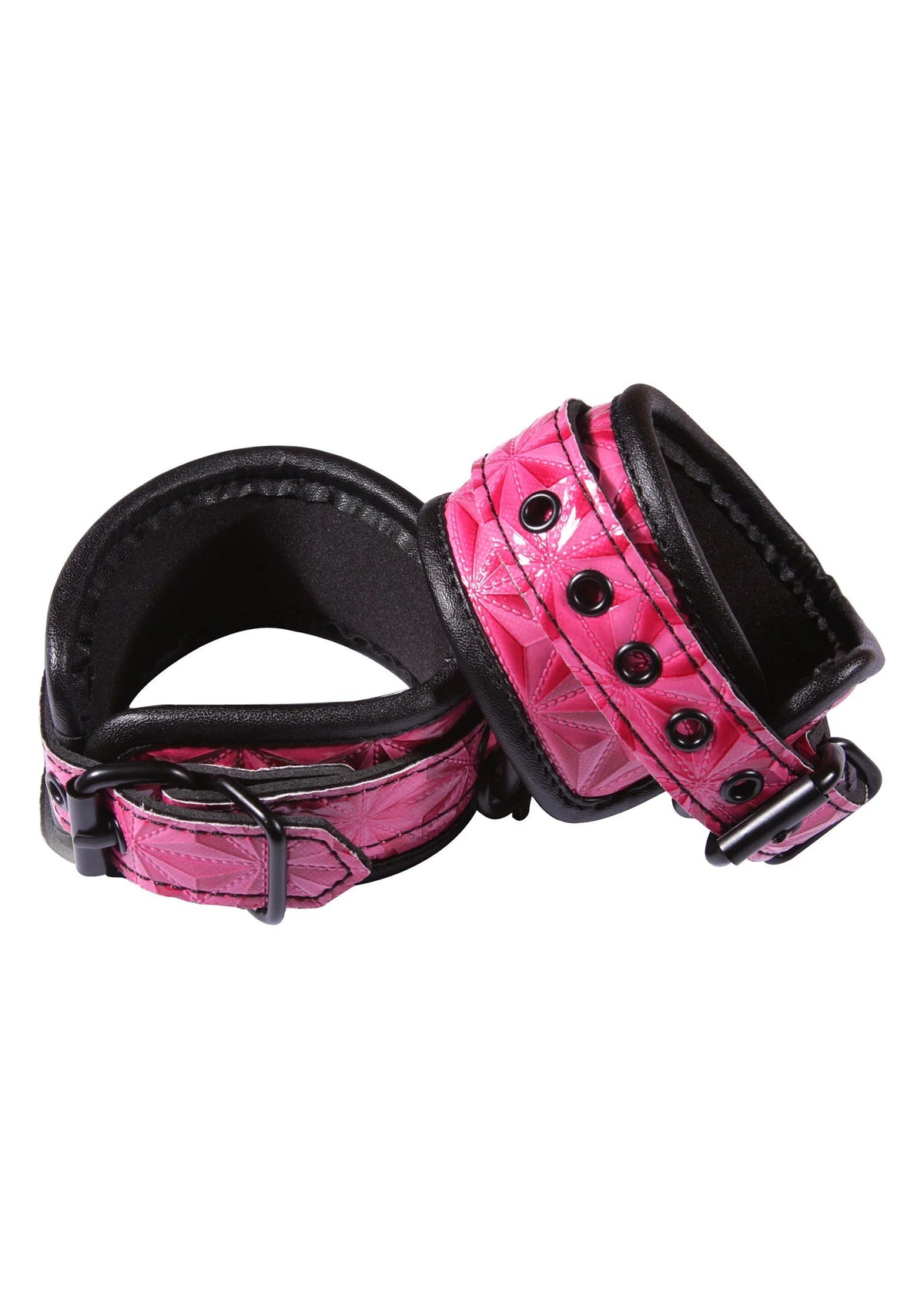 Bestel: Wrist Cuffs by NS Novelties Sinfull - bij Happytoys: de erotische sex webshop | liever Happy dan Easy ⭐⭐⭐⭐⭐ - Default Title - 18464 - PINK