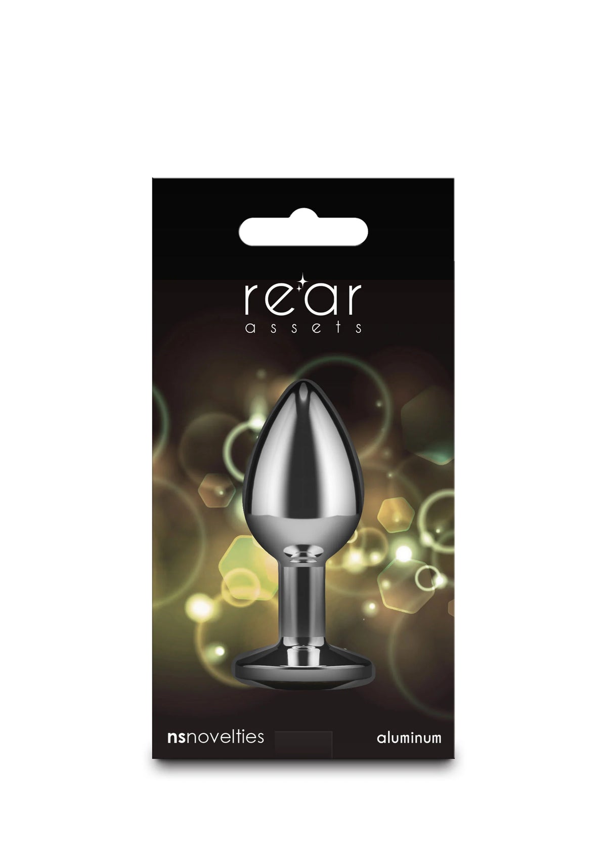 Bestel: Rear Assets Silver butplug Small by NS Novelties - buttplugs bij Happytoys: de erotische sex webshop | liever Happy dan Easy ⭐⭐⭐⭐⭐