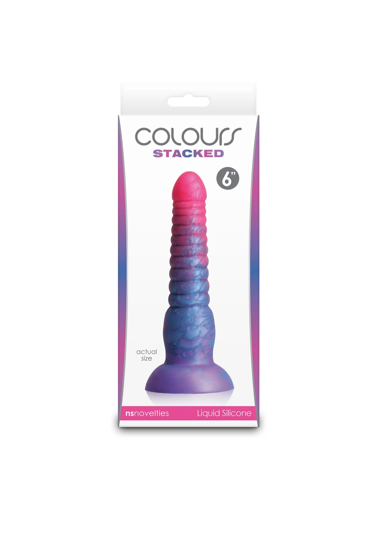 Bestel: Stacked 6 inch Dildo Red by NS Novelties - bij Happytoys: de erotische sex webshop | liever Happy dan Easy ⭐⭐⭐⭐⭐