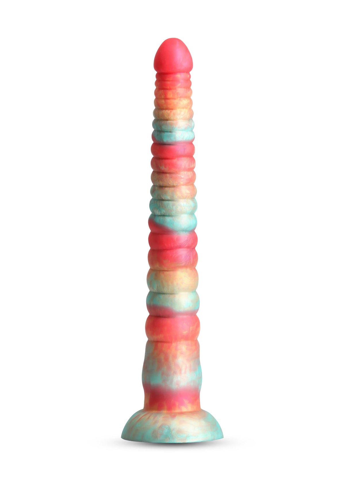 Bestel: Stacked 12 inch Dildo Blue by NS Novelties - bij Happytoys: de erotische sex webshop | liever Happy dan Easy ⭐⭐⭐⭐⭐