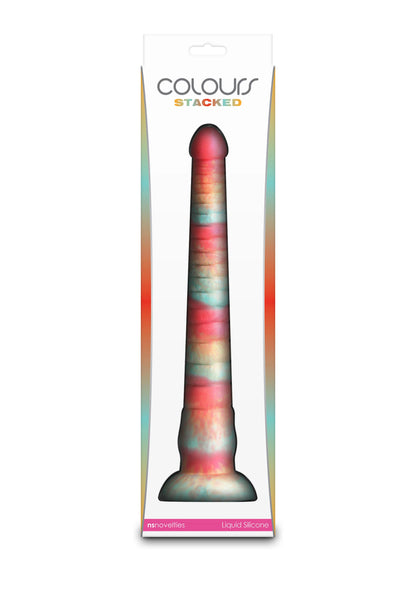 Bestel: Stacked 12 inch Dildo Red by NS Novelties - bij Happytoys: de erotische sex webshop | liever Happy dan Easy ⭐⭐⭐⭐⭐