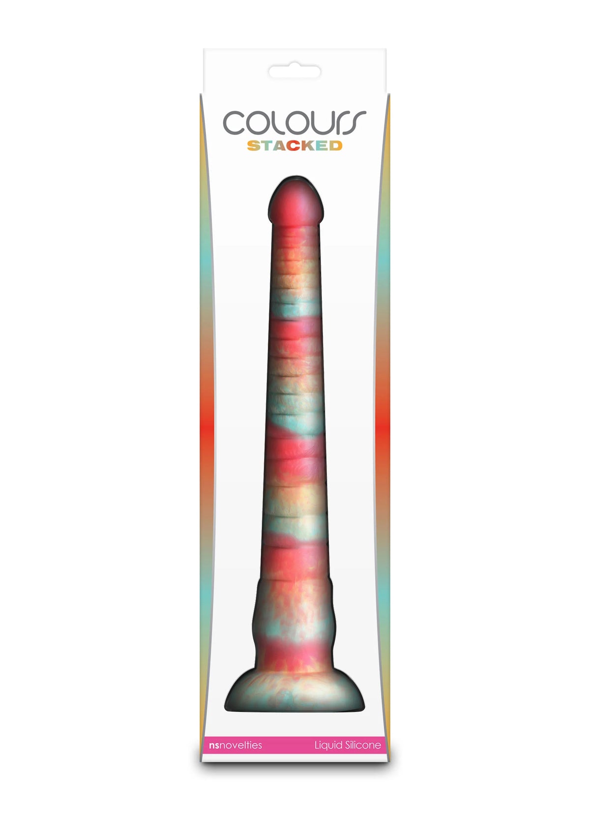Bestel: Stacked 12 inch Dildo Blue by NS Novelties - bij Happytoys: de erotische sex webshop | liever Happy dan Easy ⭐⭐⭐⭐⭐