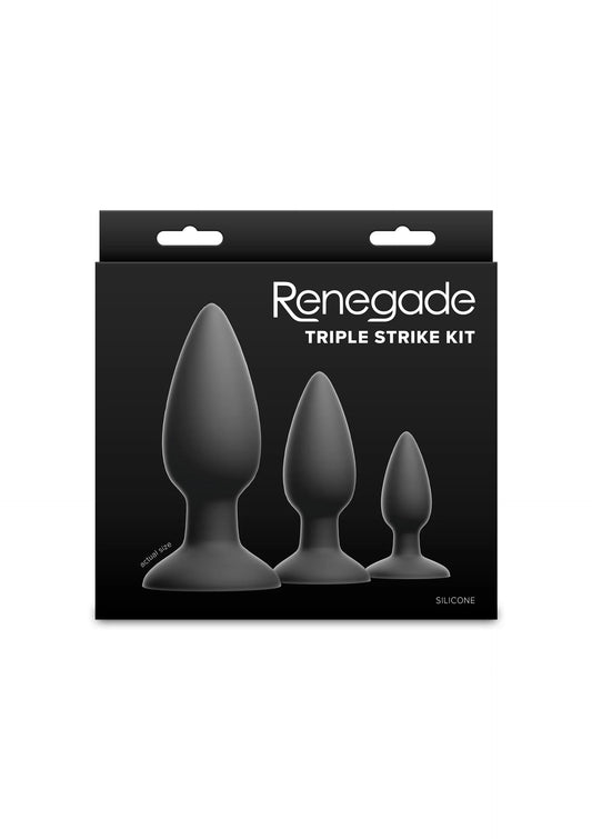 Bestel: Triple Strike Anal Kit - bij Happytoys: de erotische sex webshop | liever Happy dan Easy ⭐⭐⭐⭐⭐