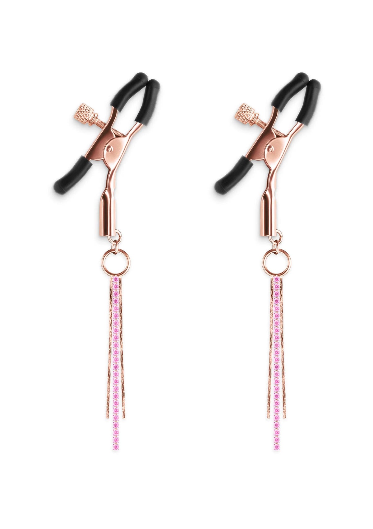 Bestel: Nipple Clamps D3 by NS Novelties Bound - bij Happytoys.nl, happytoys.be, Happytoys.ae: erotische sex webshop | liever Happy dan Easy ⭐⭐⭐⭐⭐ - Default Title - 19190 - ROSEGOLD