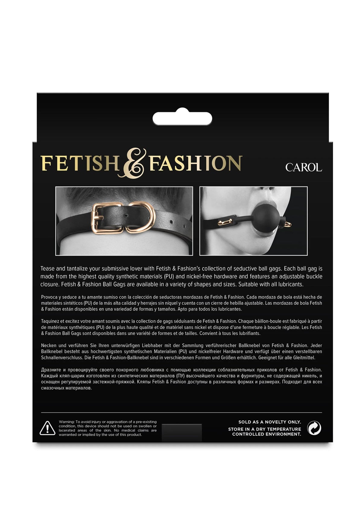Bestel: Carol Gag by NS Novelties Fetish & Fashion - bij Happytoys.nl, happytoys.be, Happytoys.ae: erotische sex webshop | liever Happy dan Easy ⭐⭐⭐⭐⭐