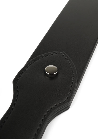 Bestel: Masters Real Leather Double - Layer Slapper by Hidden Desire - bij Happytoys: de erotische sex webshop | liever Happy dan Easy ⭐⭐⭐⭐⭐ - Default Title - 20001 - BLACK
