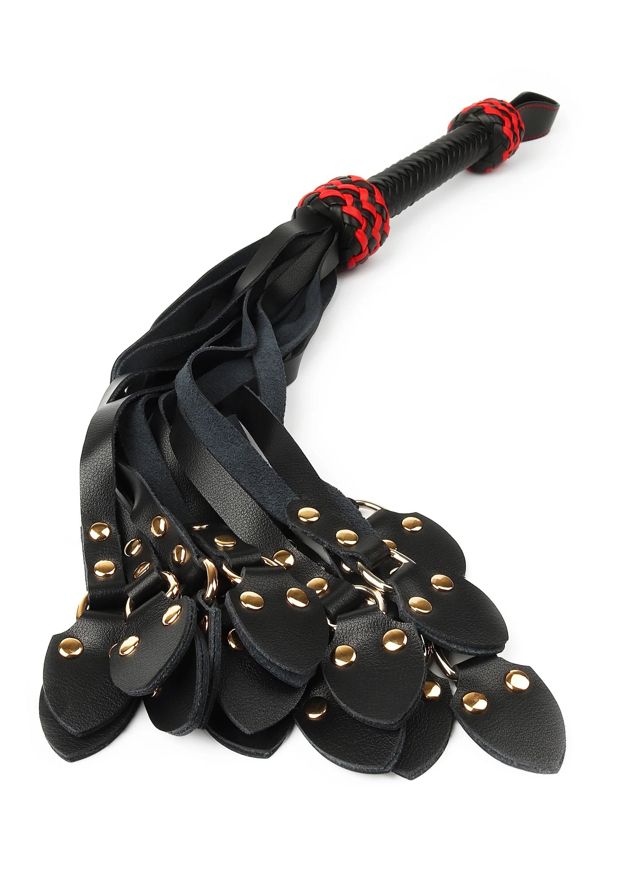Bestel: Masters Real Leather Cat - o - Nine Whip by Hidden Desire - bij Happytoys: de erotische sex webshop | liever Happy dan Easy ⭐⭐⭐⭐⭐ - Default Title - 20005 - BLACK