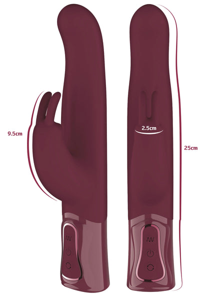 Rotating & Vibrating Thick Rabbit Vibrator