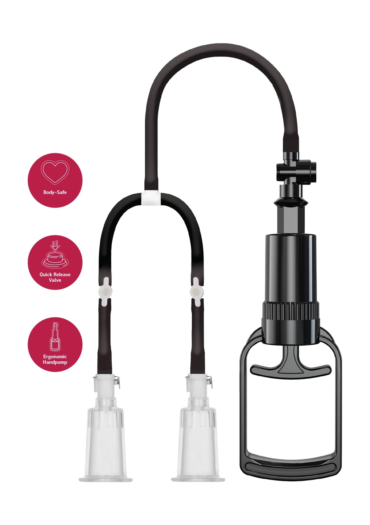 Vacuum Nipple Pleasure Pump M/L by She.E.O.