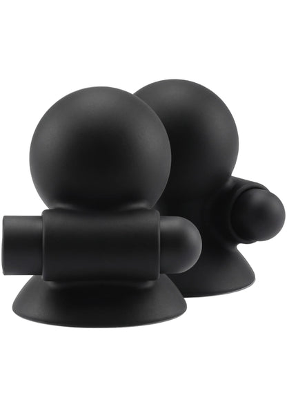 Bestel: Vibrating Nipple Suckers by She.E.O. - bij Happytoys: de erotische sex webshop | liever Happy dan Easy ⭐⭐⭐⭐⭐ - Default Title - 20260 - BLACK
