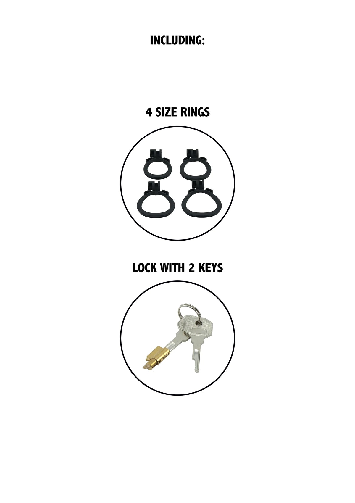 Bestel: Penis Prison Cock Cage X - Short by Hidden Desire - bij Happytoys: de erotische sex webshop | liever Happy dan Easy ⭐⭐⭐⭐⭐