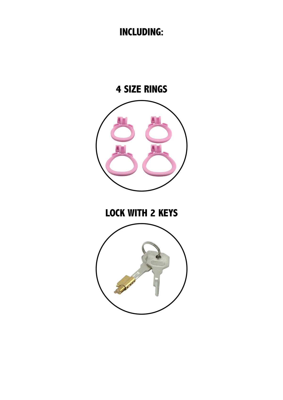 Bestel: Penis Prison Cock Cage Long by Hidden Desire - bij Happytoys: de erotische sex webshop | liever Happy dan Easy ⭐⭐⭐⭐⭐