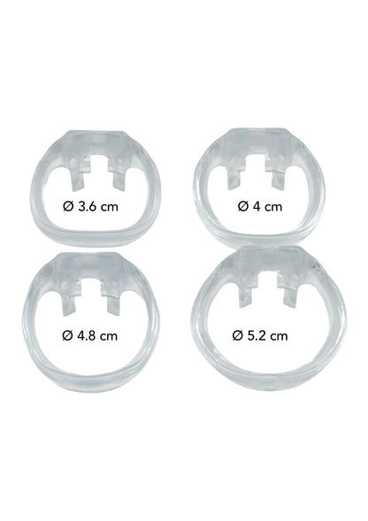 Bestel: Clear Control Cock Cage Regular by Hidden Desire - bij Happytoys: de erotische sex webshop | liever Happy dan Easy ⭐⭐⭐⭐⭐