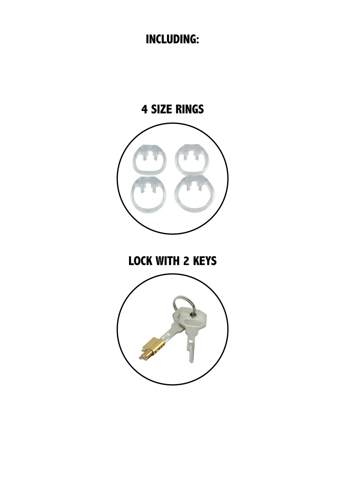 Bestel: Clear Control Cock Cage Regular by Hidden Desire - bij Happytoys: de erotische sex webshop | liever Happy dan Easy ⭐⭐⭐⭐⭐ - Default Title - 20357 - CLEAR