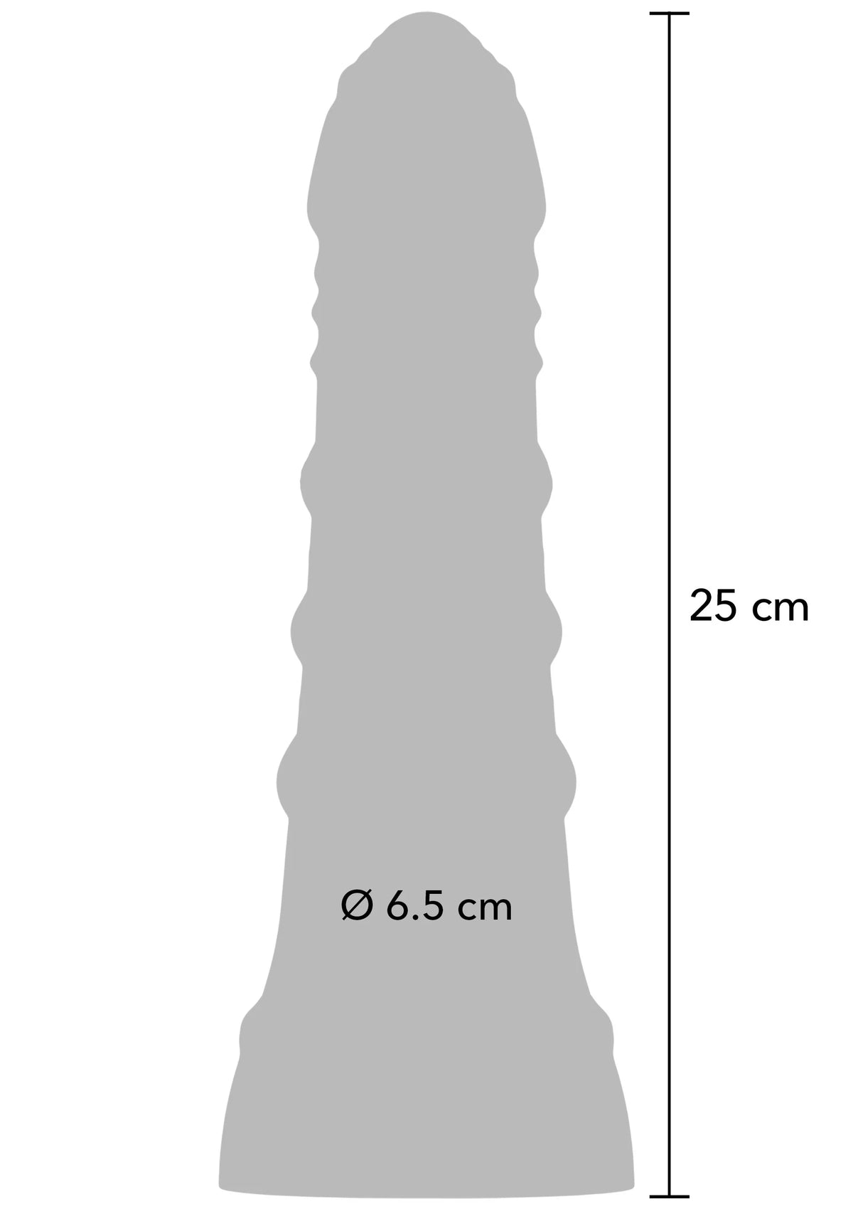 Bestel: Big Boys Dong PVC 25.5 cm by Hidden Desire Inferno - bij Happytoys: de erotische sex webshop | liever Happy dan Easy ⭐⭐⭐⭐⭐