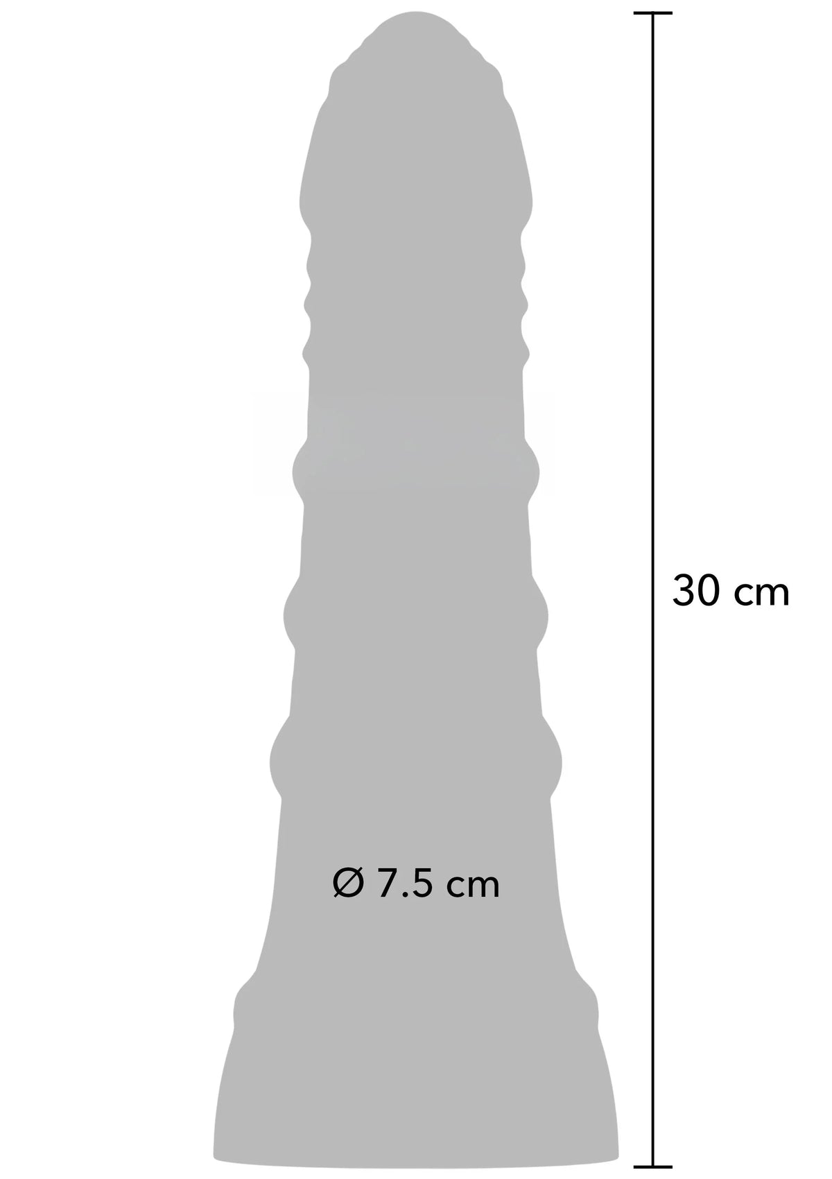 Bestel: Big Boys Dong PVC 30.5 cm by Hidden Desire Inferno - bij Happytoys: de erotische sex webshop | liever Happy dan Easy ⭐⭐⭐⭐⭐