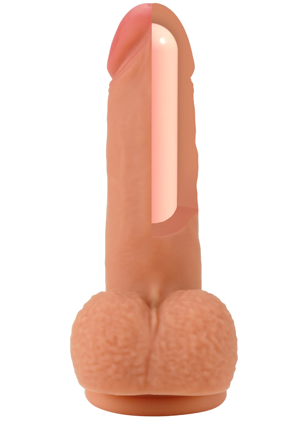 Bestel: Realistic Dildo Liquid Silicone 18 cm by Hidden Desire - bij Happytoys: de erotische sex webshop | liever Happy dan Easy ⭐⭐⭐⭐⭐
