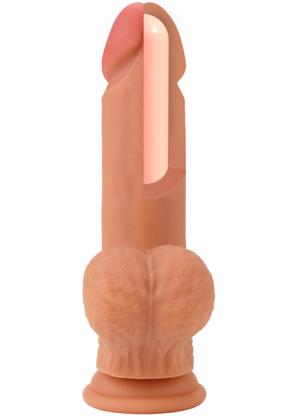 Bestel: Realistic Dildo Liquid Silicone 20 cm by Hidden Desire - bij Happytoys: de erotische sex webshop | liever Happy dan Easy ⭐⭐⭐⭐⭐