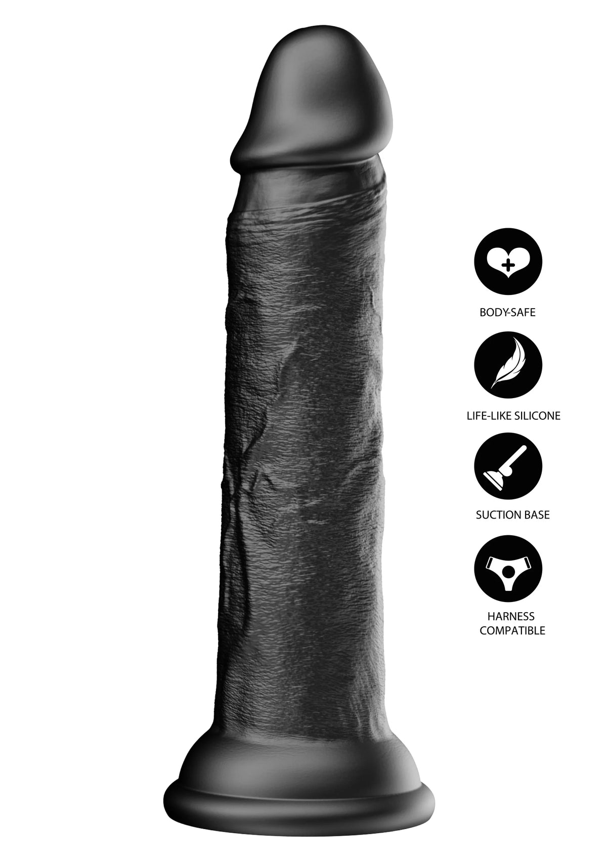 Bestel: Realistic Dong Liquid Silicone 17 cm by Hidden Desire - bij Happytoys: de erotische sex webshop | liever Happy dan Easy ⭐⭐⭐⭐⭐