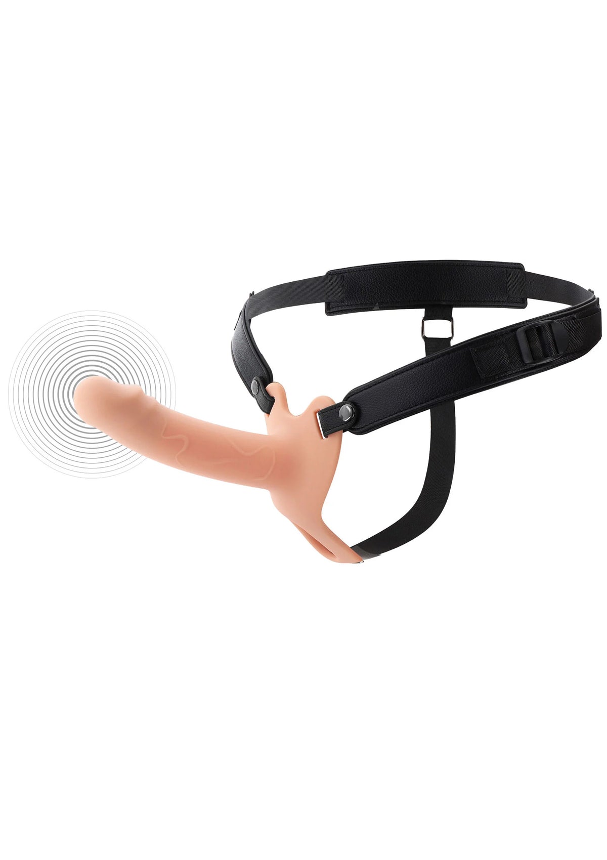 Bestel: Hollow Penis Strapon Vibrating 16cm Black by Hidden Desire - bij Happytoys: de erotische sex webshop | liever Happy dan Easy ⭐⭐⭐⭐⭐