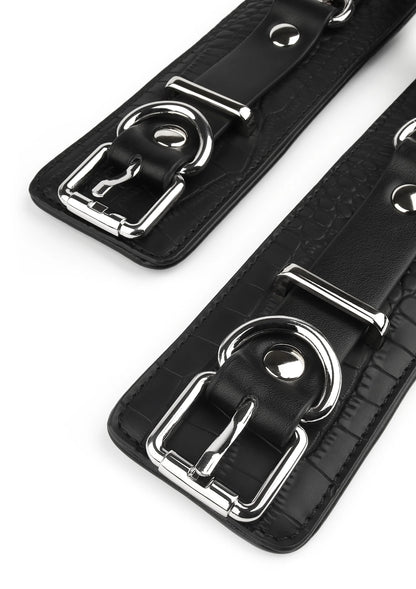 Croc-Embossed Wrist Cuffs by Avanza Feros