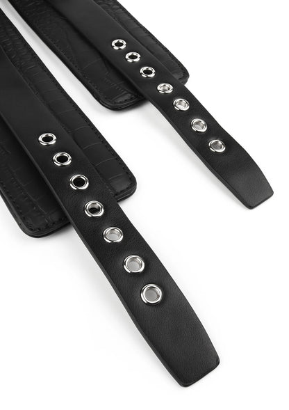 Croc-Embossed Wrist Cuffs by Avanza Feros
