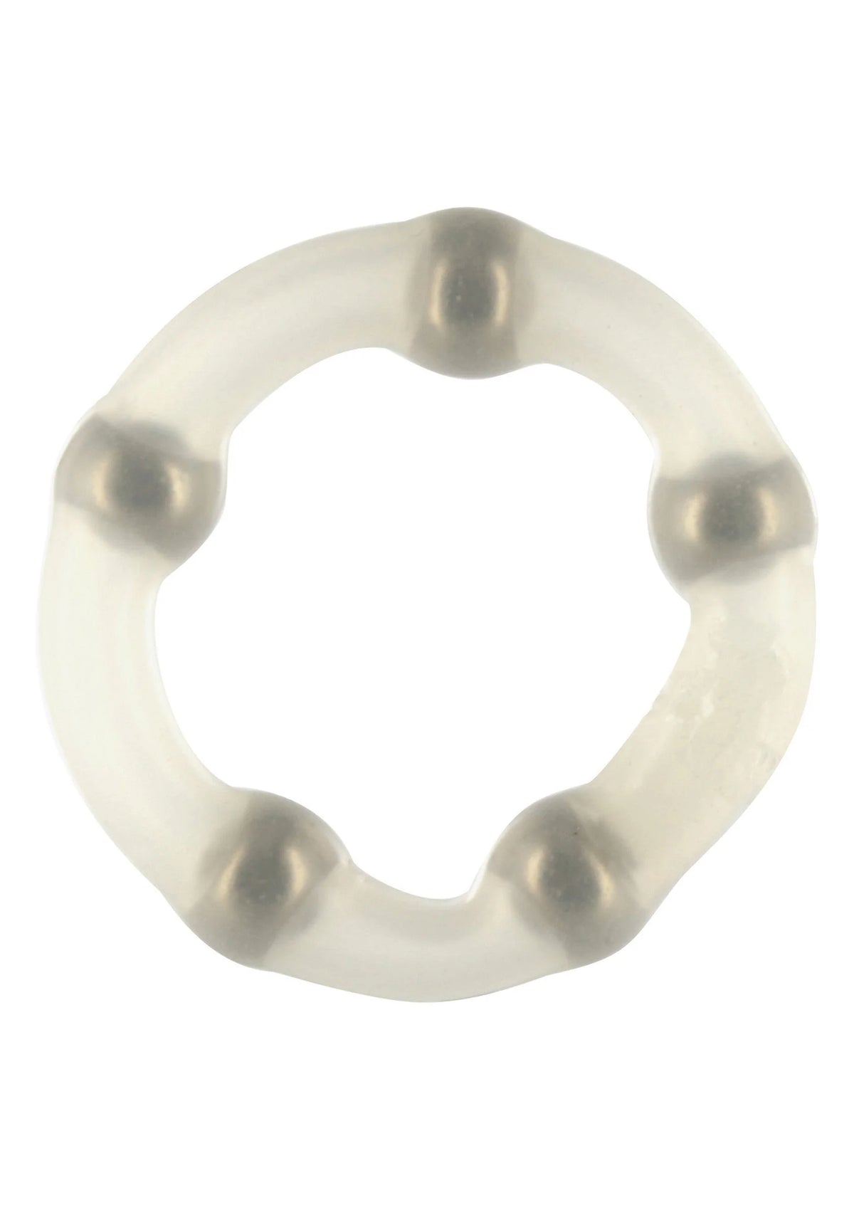 Bestel: Robotic Beaded Cockring by Seven Creations - bij Happytoys: de erotische sex webshop | liever Happy dan Easy ⭐⭐⭐⭐⭐ - Default Title - 25052 - CLEAR
