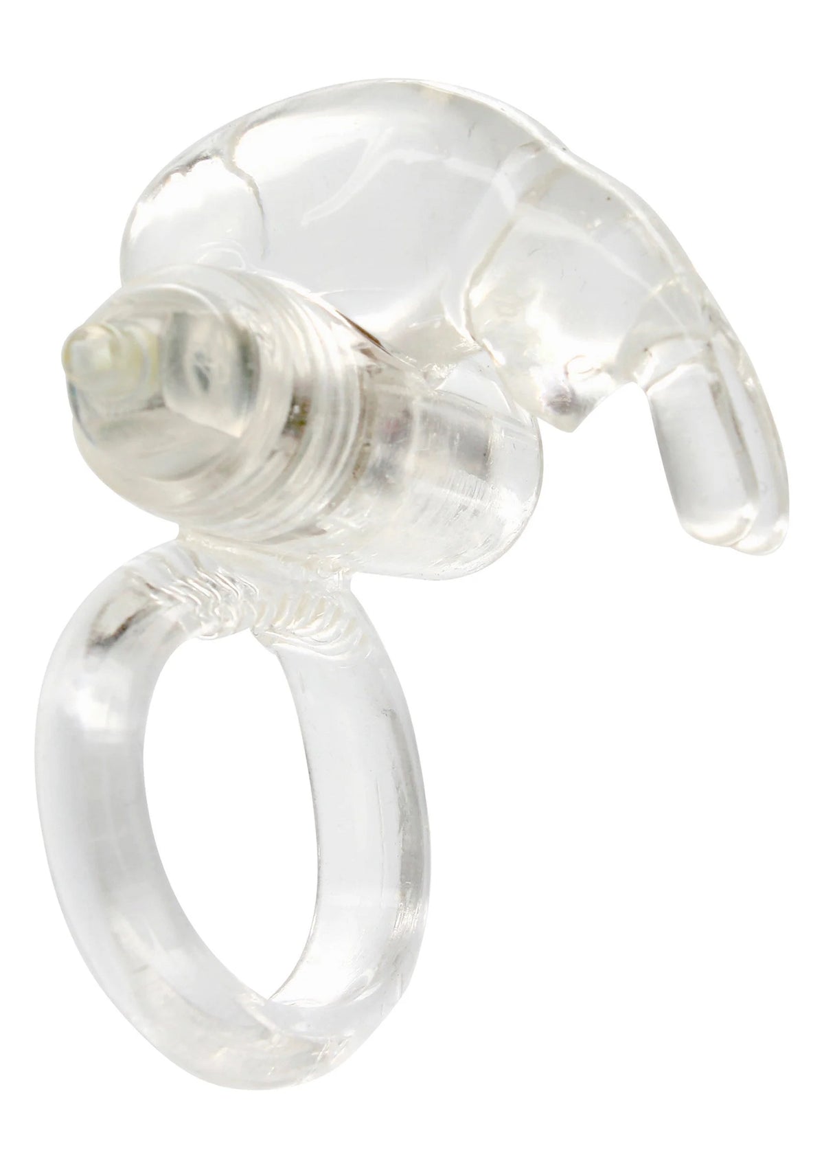 Bestel: Rabbit Vibrating Cockring - bij Happytoys: de erotische sex webshop | liever Happy dan Easy ⭐⭐⭐⭐⭐ - Default Title - 25074 - CLEAR