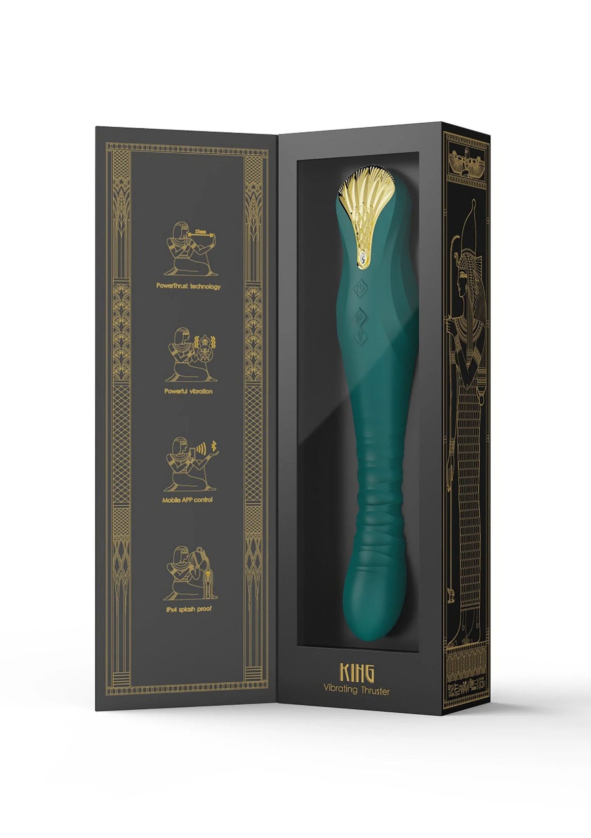 Bestel: King Thruster Green by Zalo - bij Happytoys: de erotische sex webshop | liever Happy dan Easy ⭐⭐⭐⭐⭐