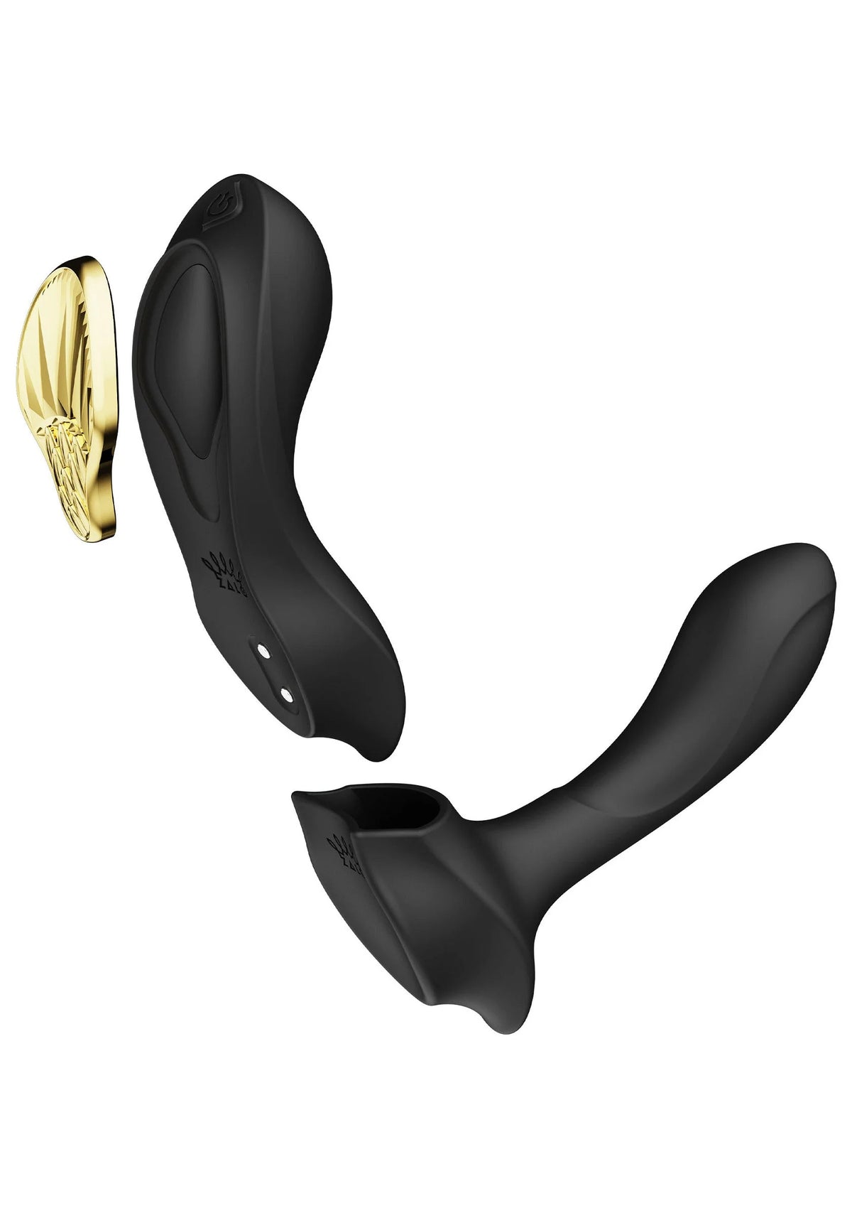 Bestel: Aya Wearable Vibrator Black by Zalo - bij Happytoys: de erotische sex webshop | liever Happy dan Easy ⭐⭐⭐⭐⭐