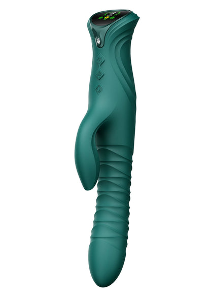 Bestel: Mose 2 Rabbit Thruster+Heating by Zalo - bij Happytoys: de erotische sex webshop | liever Happy dan Easy ⭐⭐⭐⭐⭐ - Groen - 25513 - GREEN