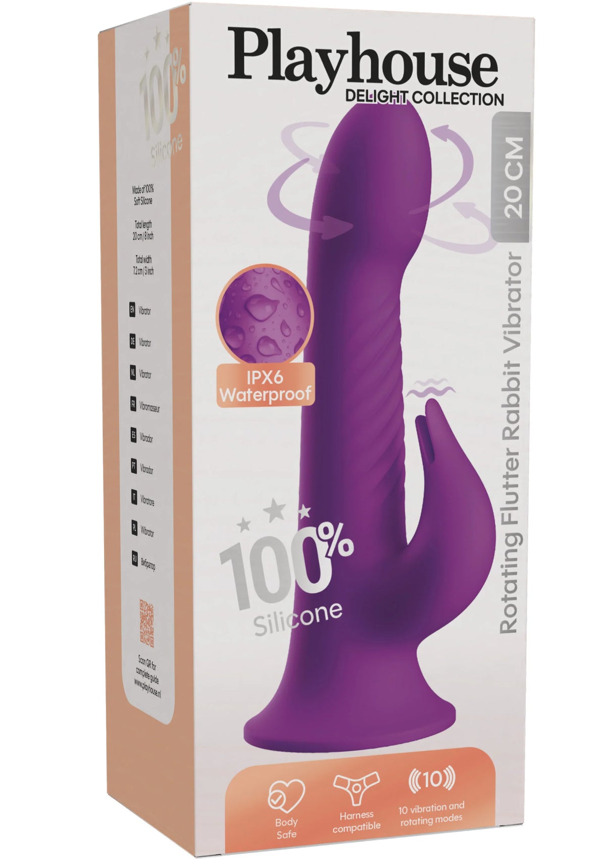 Rotating Flutter Rabbit Vibrator