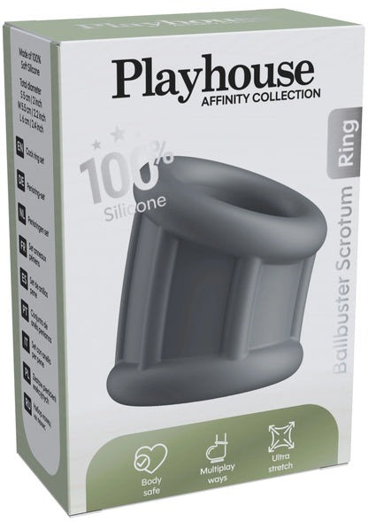 Bestel: Ballbuster Scrotum Ring by Playhouse - bij Happytoys: de erotische sex webshop | liever Happy dan Easy ⭐⭐⭐⭐⭐