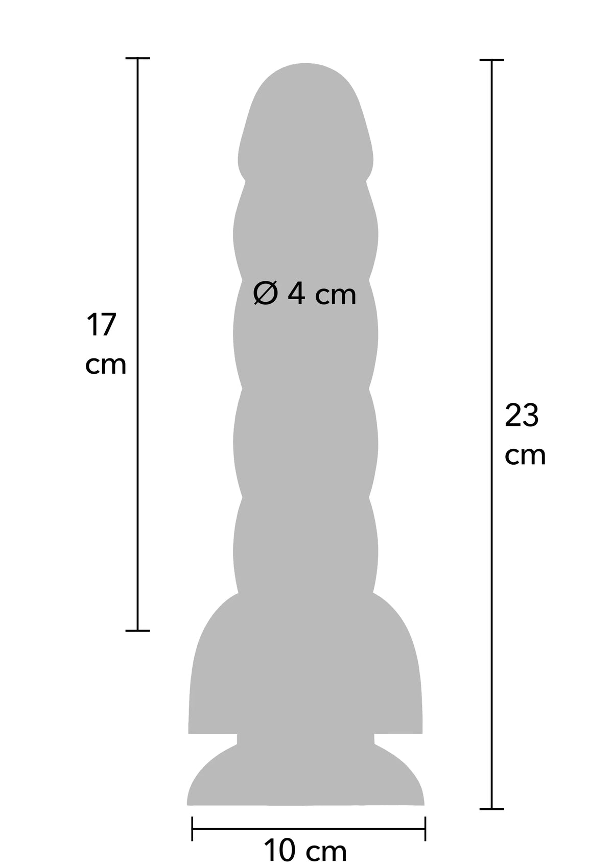 Spiral Tease Dildo Silicone L by Playhouse Rogue