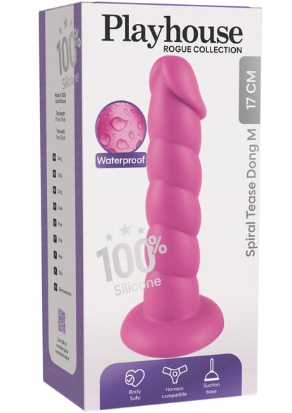 Spiral Tease Dong Silicone M by Playhouse Rogue