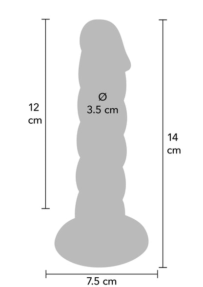 Spiral Tease Dong Silicone M by Playhouse Rogue