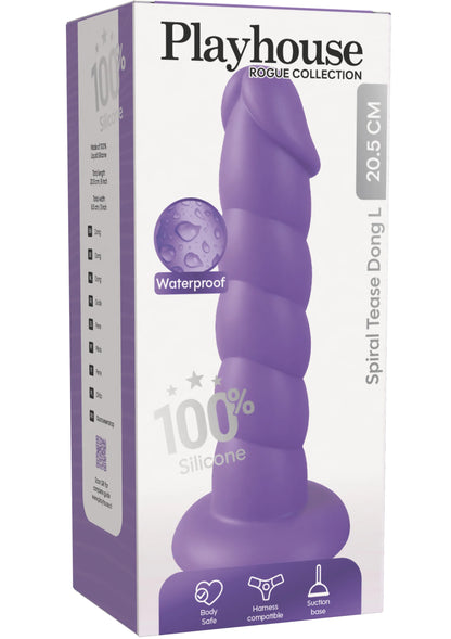 Spiral Tease Dong Silicone L by Playhouse Rogue