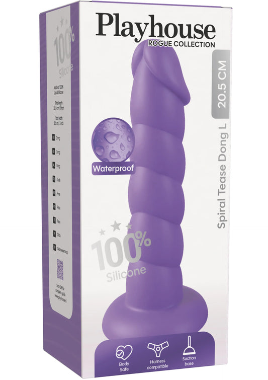 Spiral Tease Dong Silicone L by Playhouse Rogue