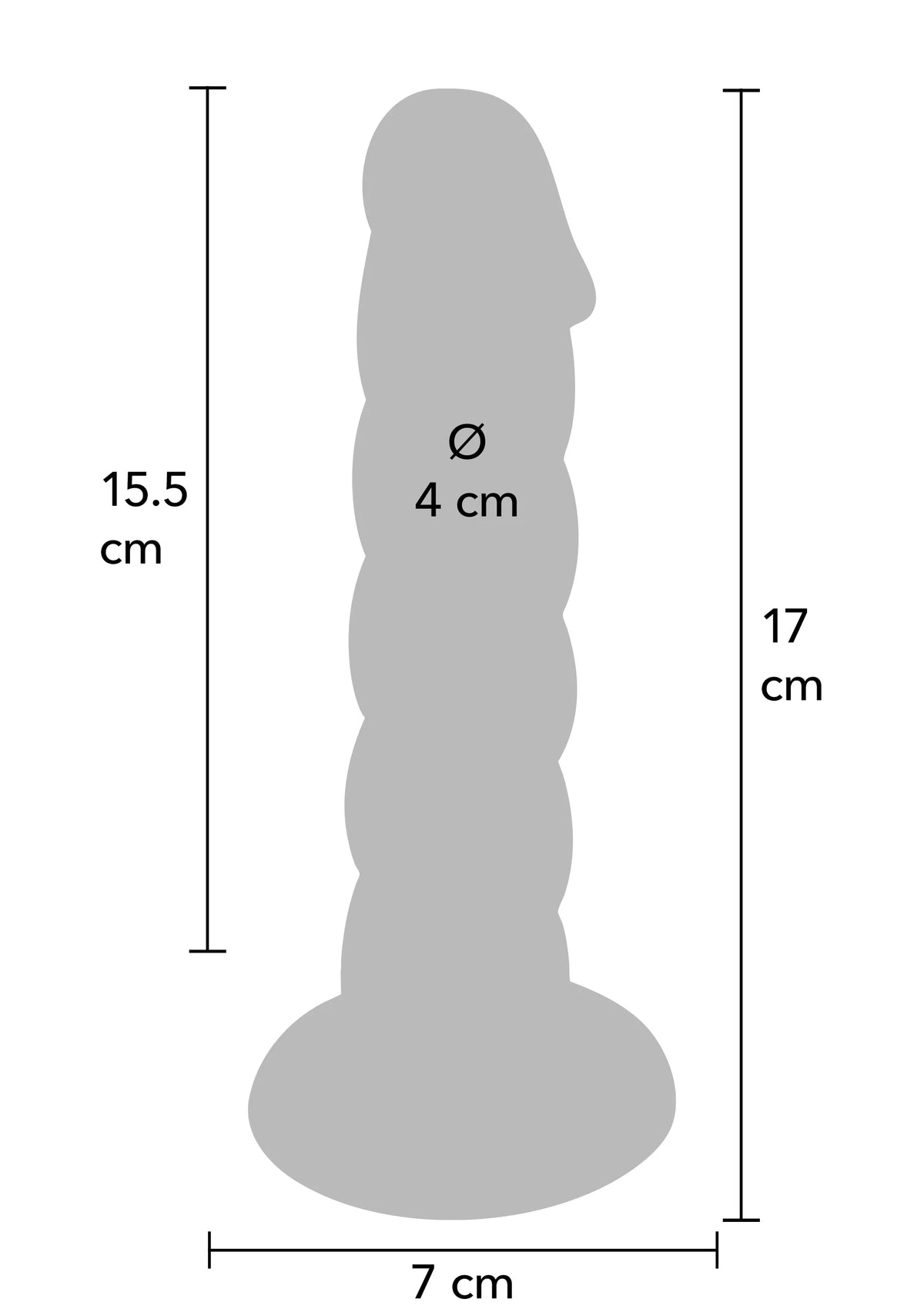Spiral Tease Dong Silicone L by Playhouse Rogue
