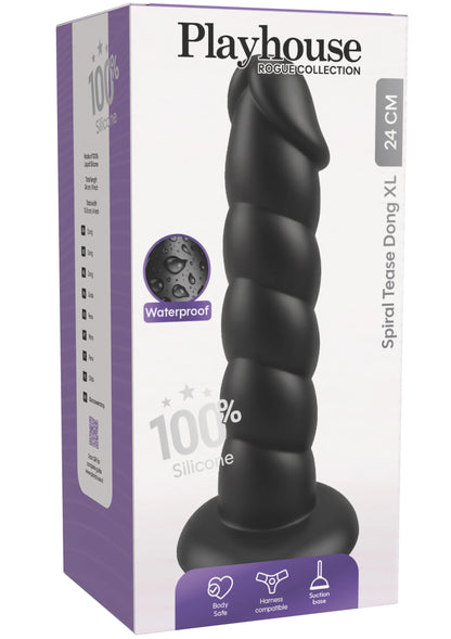 Spiral Tease Dong Silicone XL by Playhouse Rogue
